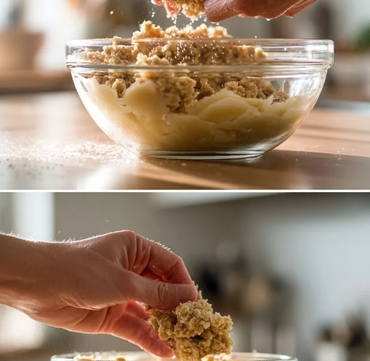 Homemade applesauce dog treats ready to serve to a happy dog.
