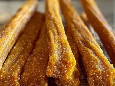 Wholesome carrot pumpkin snack sticks for dogs