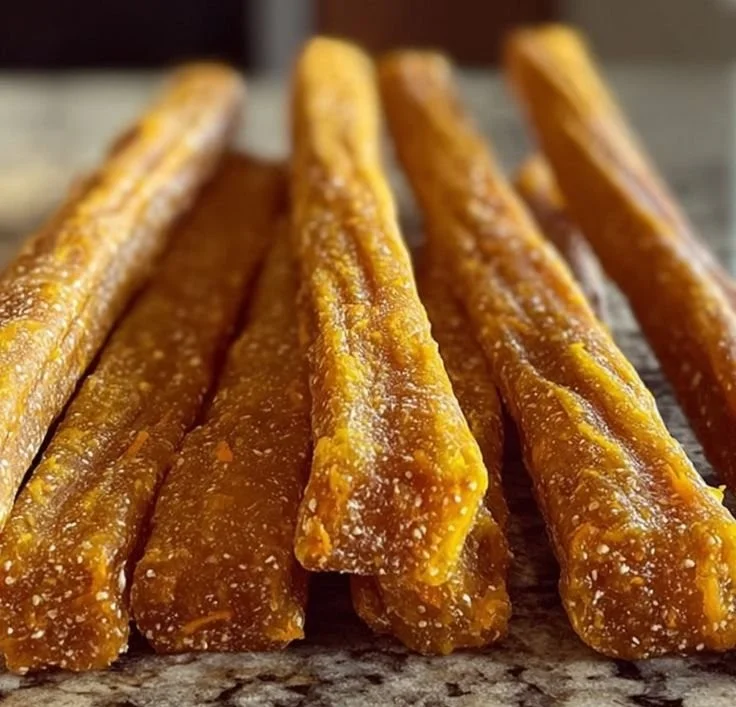Wholesome carrot pumpkin snack sticks for dogs