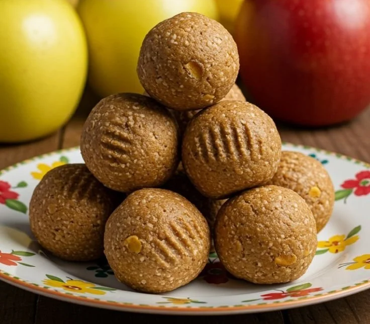 Homemade Apple Banana dog treats for healthy snacks