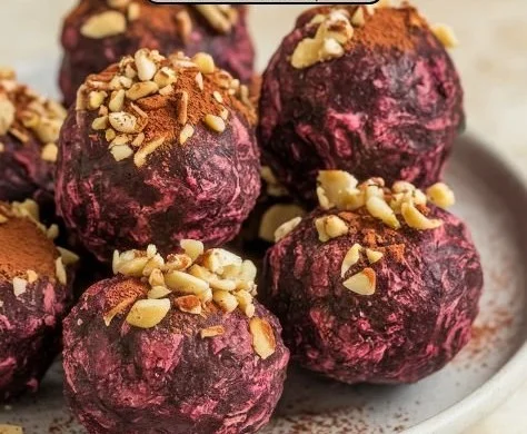 Delicious Banana and Beetroot Balls for a healthy snack option.