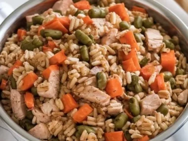 Homemade balanced dog food recipe for nutritious meals