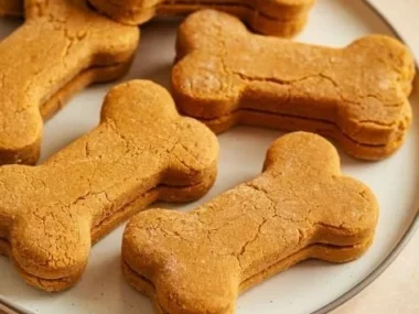 Frozen turmeric pumpkin dog treats for healthy pets