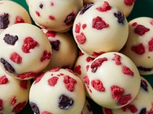 Festive fireworks frozen yogurt bombs designed for dogs