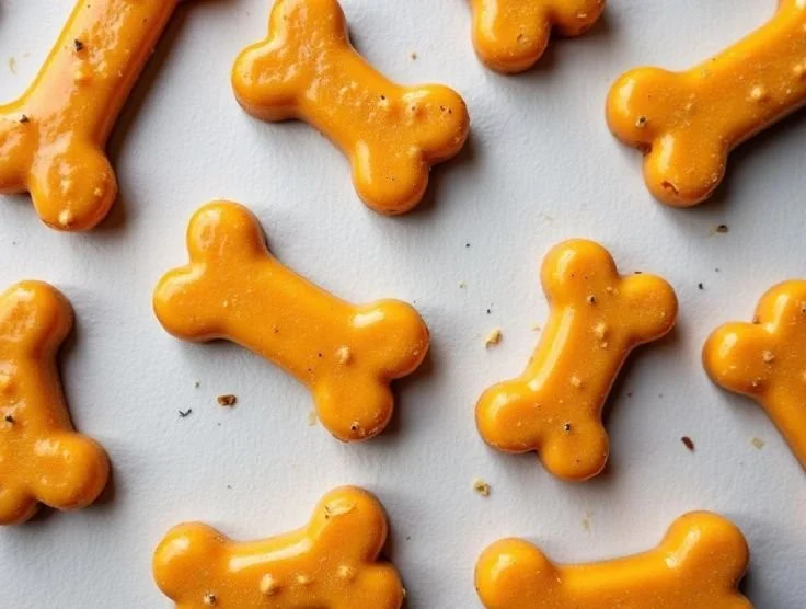 No-bake peanut butter and banana treats for dogs