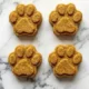 Homemade applesauce pumpkin dog cookies for healthy dog treats