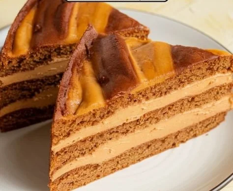 Homemade peanut butter and banana dog cake for pets