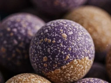 Homemade sweet potato and blueberry dog chews for pets