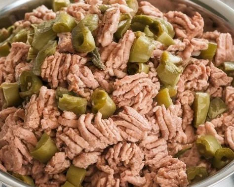 Homemade turkey and green bean dog meal for healthy canines