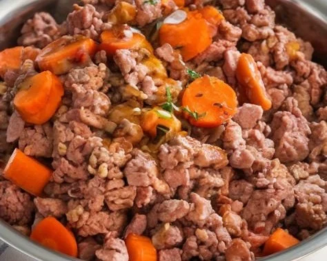 Lamb and Carrot Dog Meal for optimal dog health and nutrition.