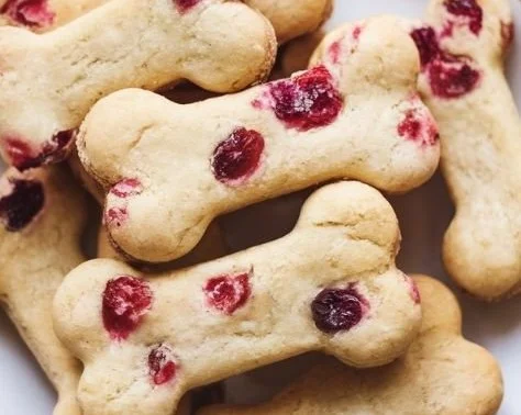 No-bake apple cranberry treats served on a plate