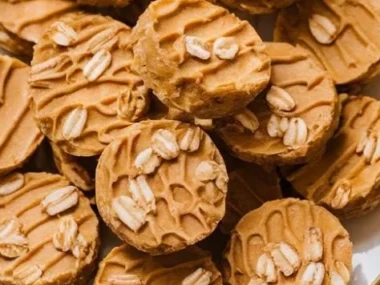Homemade no-bake dog treats recipe for healthy canine snacks