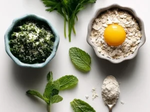 Homemade Parsley and Mint Dog Treats for fresh breath and tasty rewards