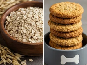 Peanut Butter Oatmeal No-Bake Dog Treats for happy pets
