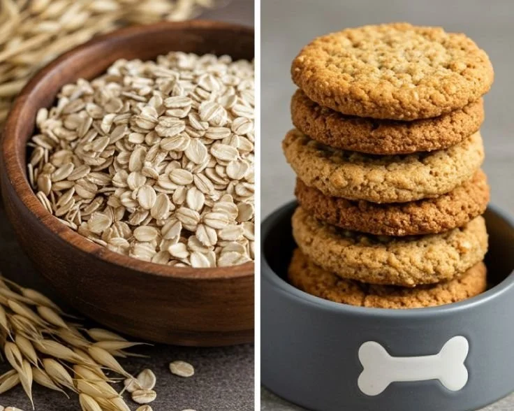 Peanut Butter Oatmeal No-Bake Dog Treats for happy pets