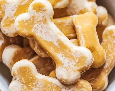 Frozen pumpkin banana dog pops for pets