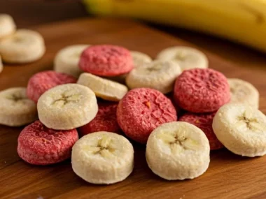 Strawberry and Banana Frozen Balls for Dogs - Healthy Treats