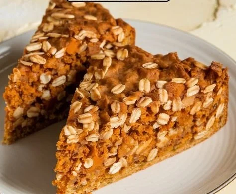 Sweet Potato and Oatmeal Dog Cake for celebrating pets