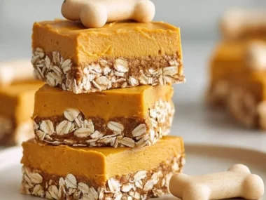 Sweet Potato and Oatmeal Dog Cake, a healthy treat for dogs