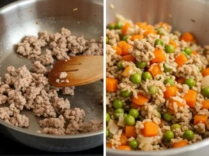 Dog enjoying Turkey and Pumpkin Dog Food in a bowl.