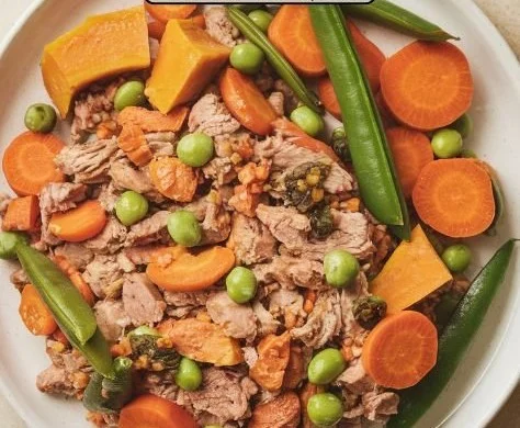 Homemade Turkey and Pumpkin Dog Meal for optimal canine nutrition