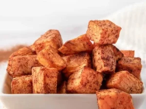 Homemade air fryer sweet potato dog treats for healthy pet snacks