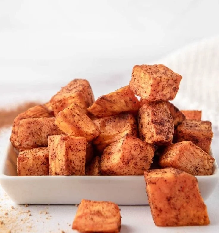 Homemade air fryer sweet potato dog treats for healthy pet snacks