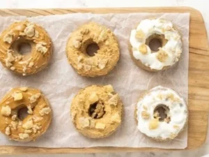 Delicious homemade apple dog donuts for your furry friend