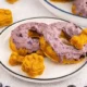 Blueberry pumpkin dog donuts for your furry friend
