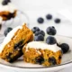 Delicious Blueberry Pupcakes for dogs made with fresh ingredients