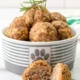 Homemade chicken meatballs for dogs, healthy and delicious treat
