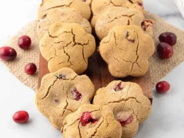 Healthy cranberry dog treats for a happy and active pet