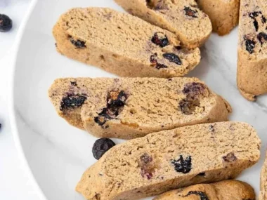 Homemade dog biscotti for happy and healthy dogs