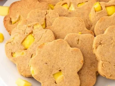 Delicious homemade mango dog treats for your pet.