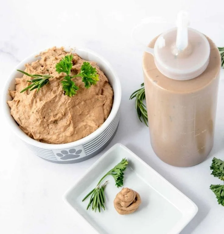 Delicious and nutritious Liver Pâté for Dogs in a bowl