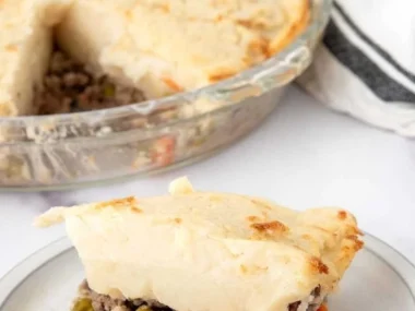 Homemade meat pie for dogs, nutritious and tasty treat for pets.