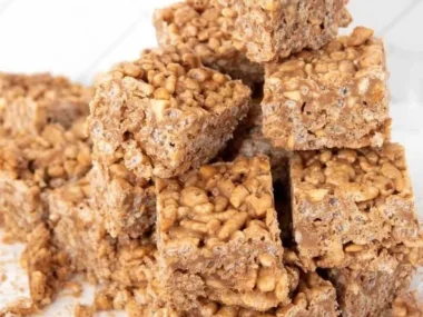 Healthy Rice Krispie Treats for Dogs recipe
