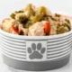 Delicious slow cooker chicken and rice dish made for dogs
