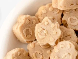 A bag of Tuna Dog Treats for dogs, promoting healthy and tasty rewards.